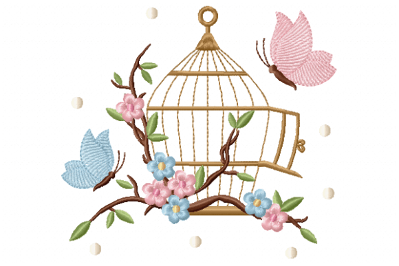Bird Cage Embroidery: A Holiday Design Review