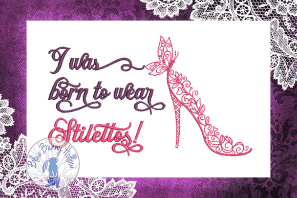 Born to Wear Stilettos: A Holiday Embroidery Review