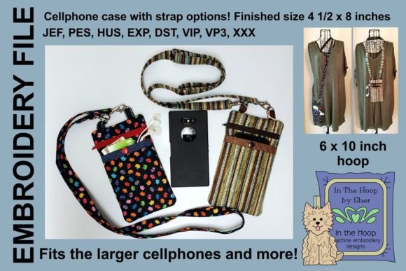Cellphone Holder: A Holiday Embroidery Review