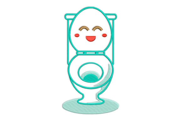 Cute Toilet Bowl: A Whimsical Review for Embroidery