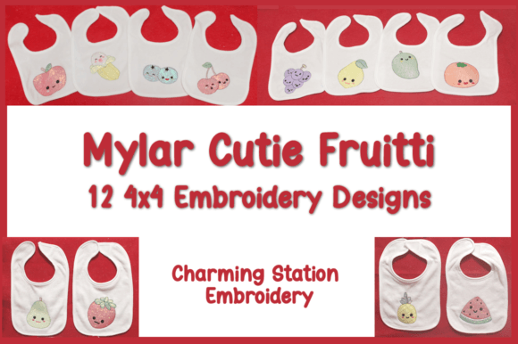 Mylar Cutie Fruitti: A Holiday Embroidery Review