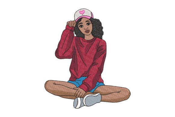 Review: African Cute Girl in a Cap Design