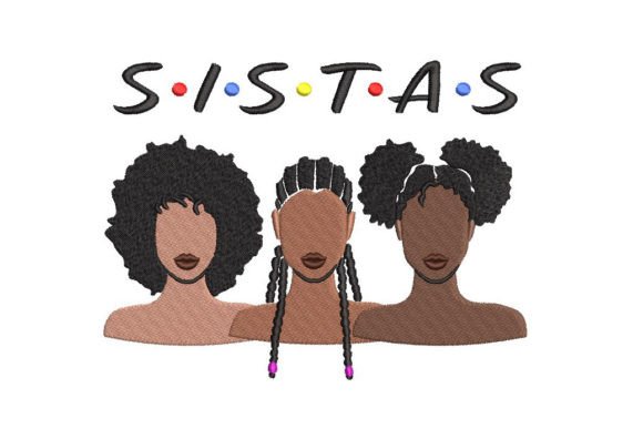 Review: Silhouettes of African Girl Friends Design