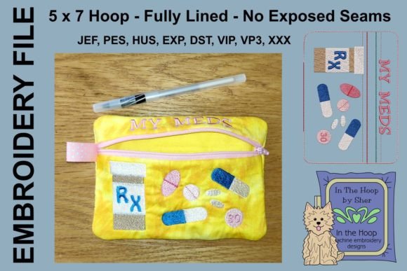 Reviewing My Meds Zipper Bag for Boutique Sweatshirts