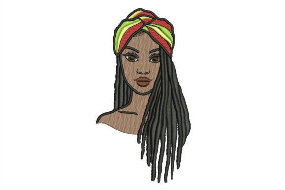 Reviewing The Face of an African Girl with Dreads