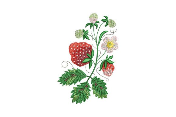 Strawberry Bouquet: A Sweet Summer Embroidery Review
